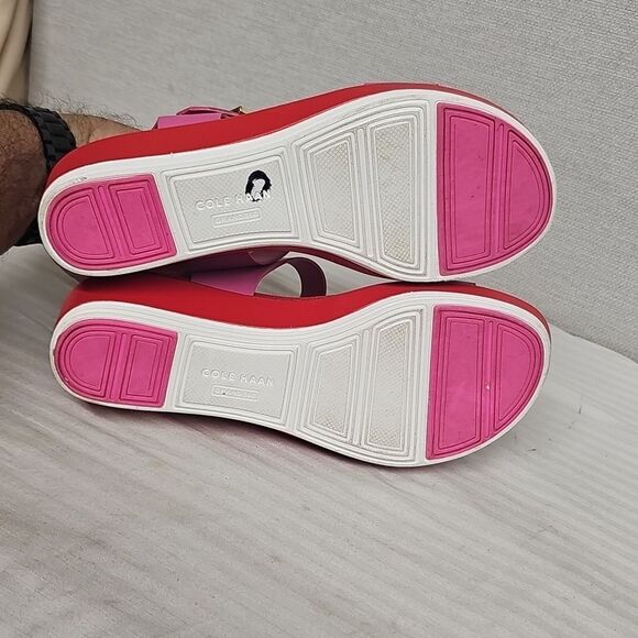 COLE HAAN ORIGINALGRAND FLATFORM WEDGE SANDALS BFPM-04-306 - Picture 8 of 9